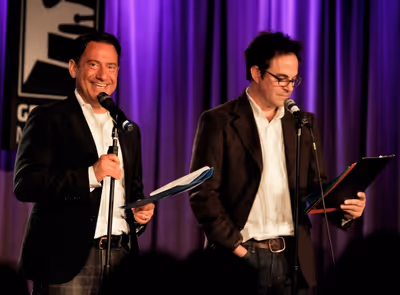 Eugene Pack and Roger Bart Photo