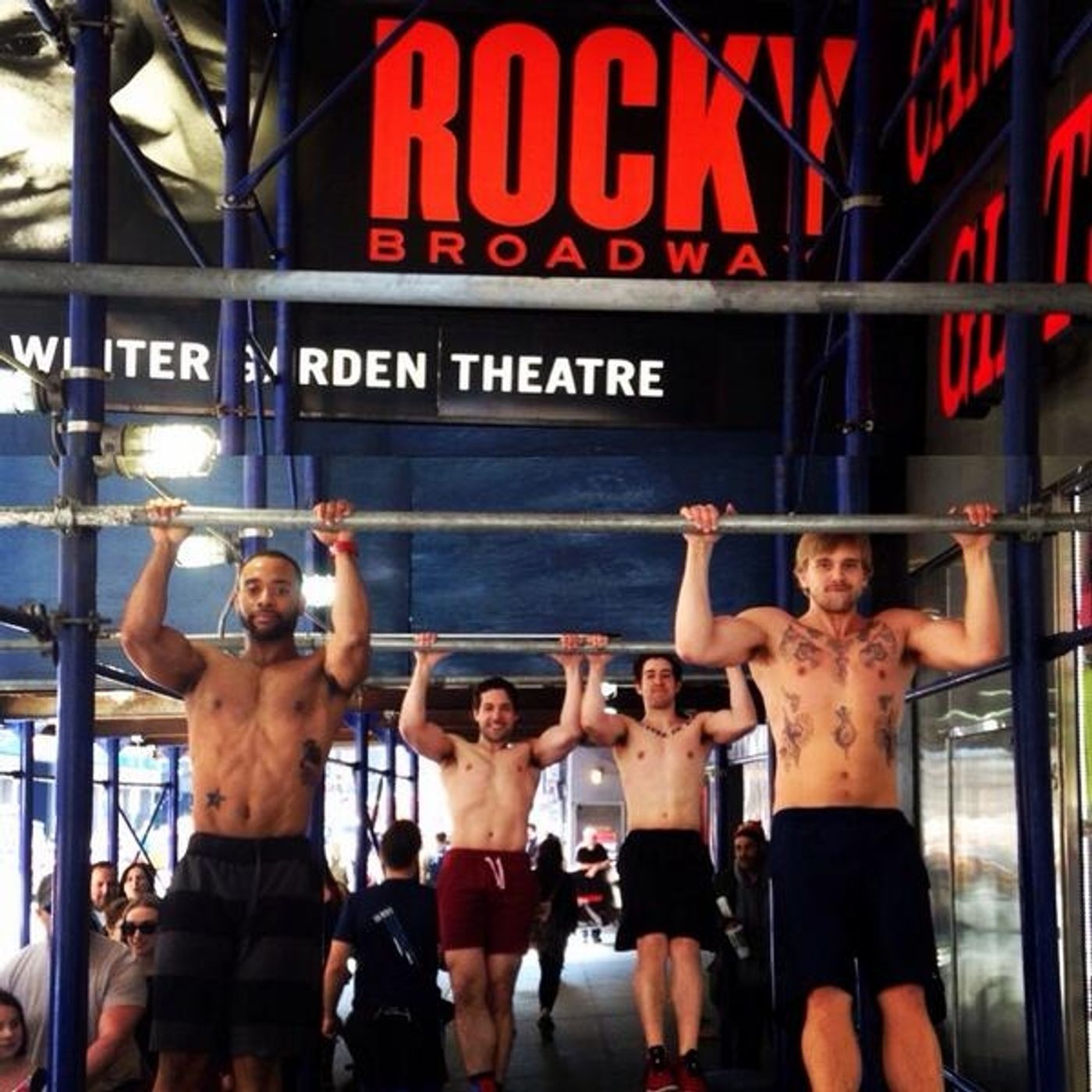 Photo Flash: Saturday Intermission Pics, 4/26- BULLETS OVER BROADWAY, 50 SHADES, ROCKY, and More Pose for the Camera Photo Flash: Saturday Intermission Pics, 4/26- BULLETS OVER BROADWAY, 50 SHADES, ROCKY, and More Pose for the Camera Image