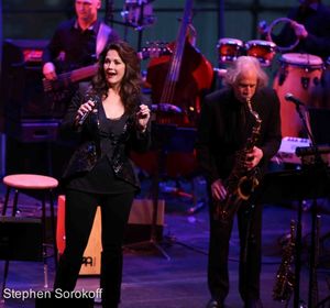 Lynda Carter &amp; Lou Marini Photo