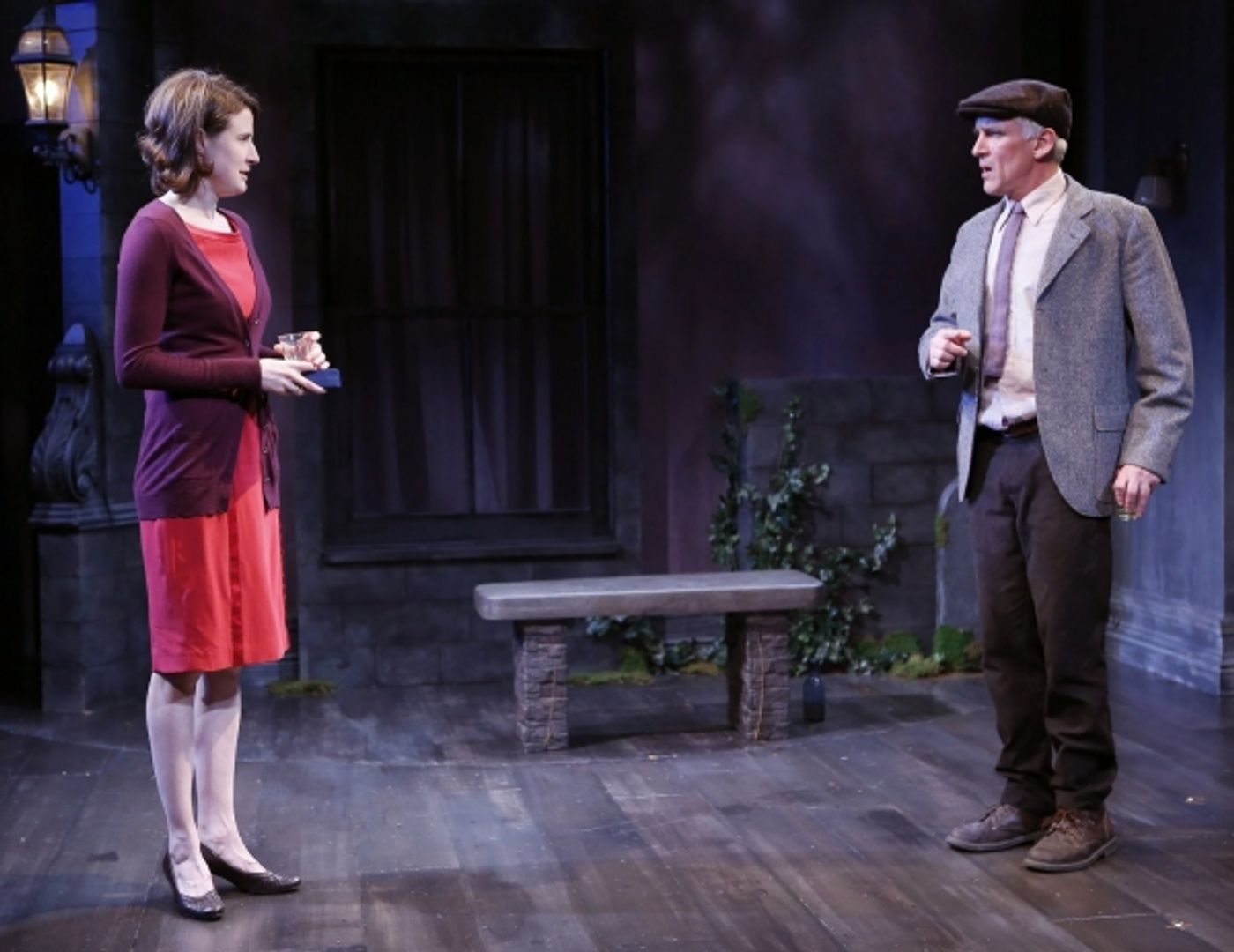 Photo Flash: First Look at Xanthe Elbrick and Patrick Fitzgerald in Irish Rep's SEA MARKS  Image