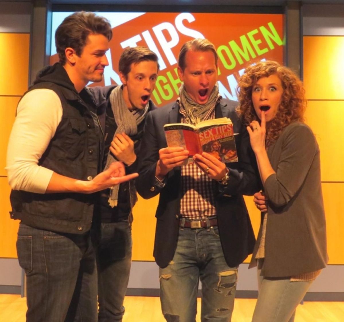 Andrew Brewer, Jason Michael Snow, Carson Kressley and Lindsay Nicole Chambers at 