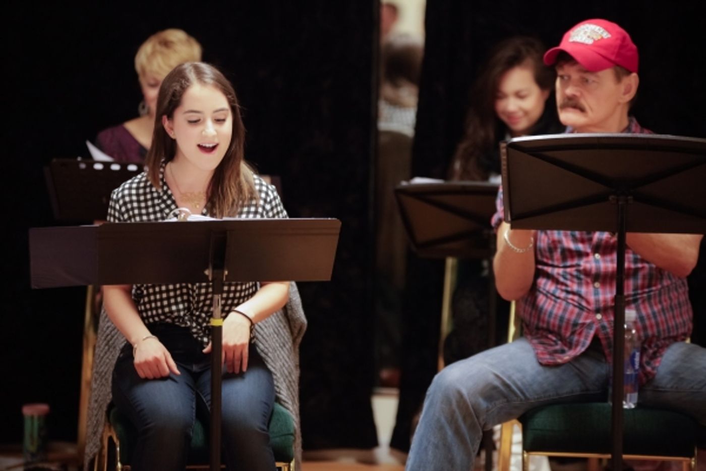 Photo Flash: In Rehearsal with ANTHEM's Jason Gotay, Remy Zaken, Randy Jones and More Off-Broadway  Image