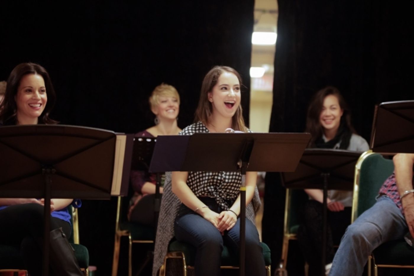 Photo Flash: In Rehearsal with ANTHEM's Jason Gotay, Remy Zaken, Randy Jones and More Off-Broadway  Image