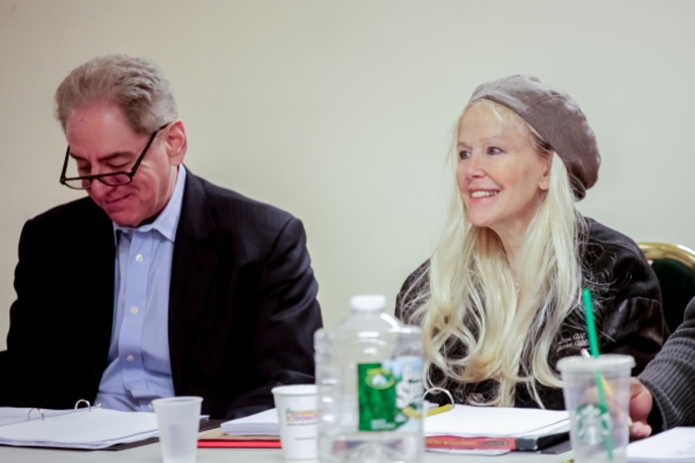 Photo Flash: In Rehearsal with ANTHEM's Jason Gotay, Remy Zaken, Randy Jones and More Off-Broadway  Image