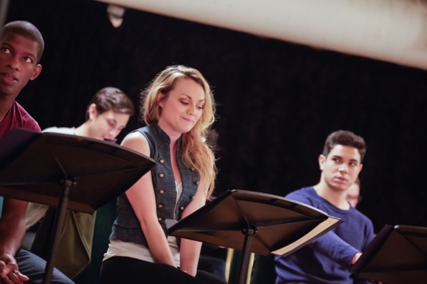 Photo Flash: In Rehearsal with ANTHEM's Jason Gotay, Remy Zaken, Randy Jones and More Off-Broadway  Image