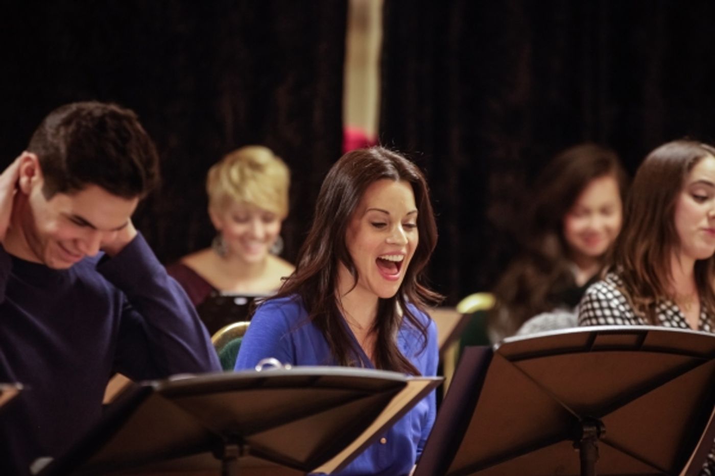 Photo Flash: In Rehearsal with ANTHEM's Jason Gotay, Remy Zaken, Randy Jones and More Off-Broadway  Image