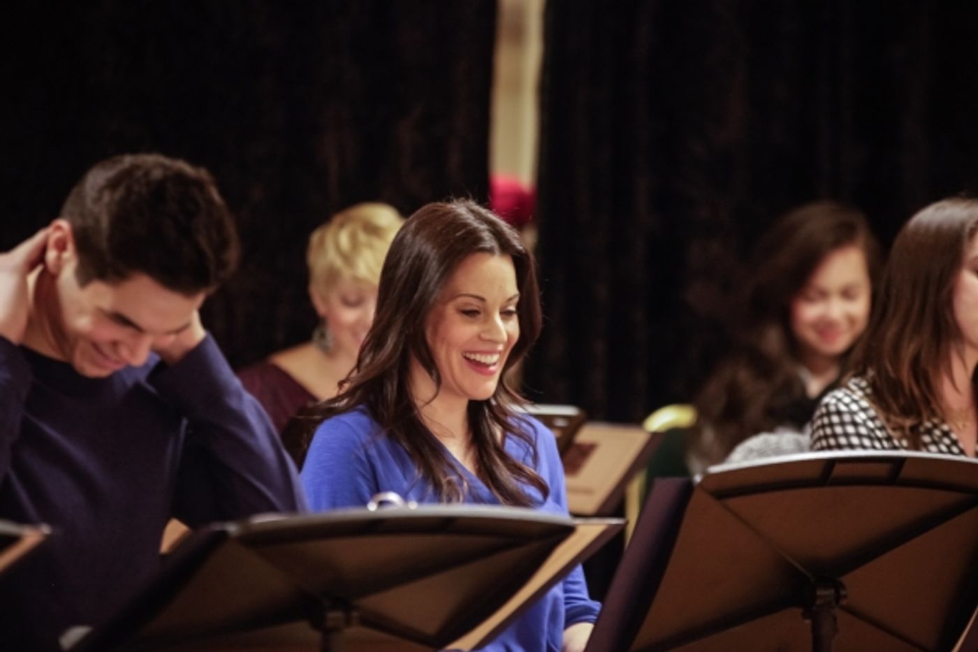 Photo Flash: In Rehearsal with ANTHEM's Jason Gotay, Remy Zaken, Randy Jones and More Off-Broadway  Image