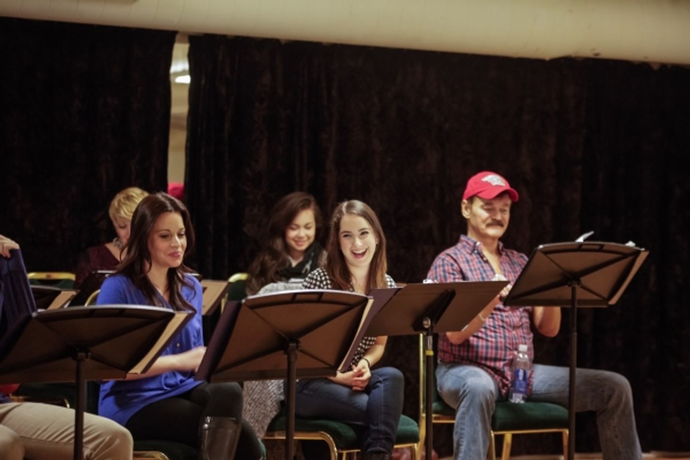 Photo Flash: In Rehearsal with ANTHEM's Jason Gotay, Remy Zaken, Randy Jones and More Off-Broadway  Image