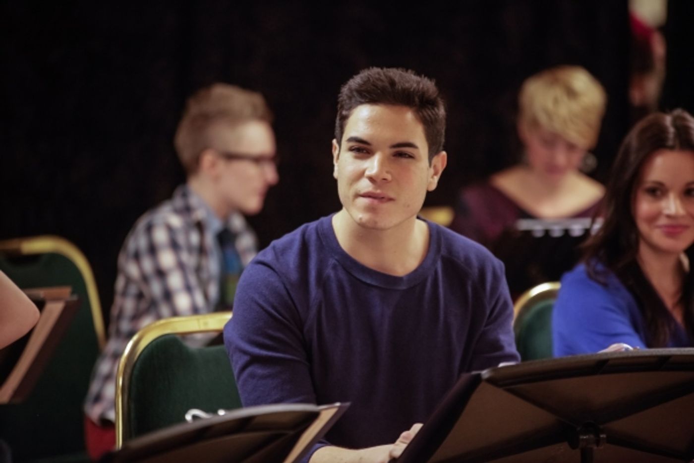 Photo Flash: In Rehearsal with ANTHEM's Jason Gotay, Remy Zaken, Randy Jones and More Off-Broadway  Image