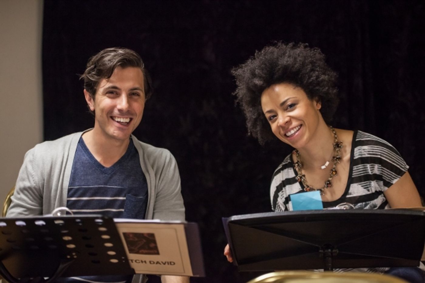 Photo Flash: In Rehearsal with ANTHEM's Jason Gotay, Remy Zaken, Randy Jones and More Off-Broadway  Image