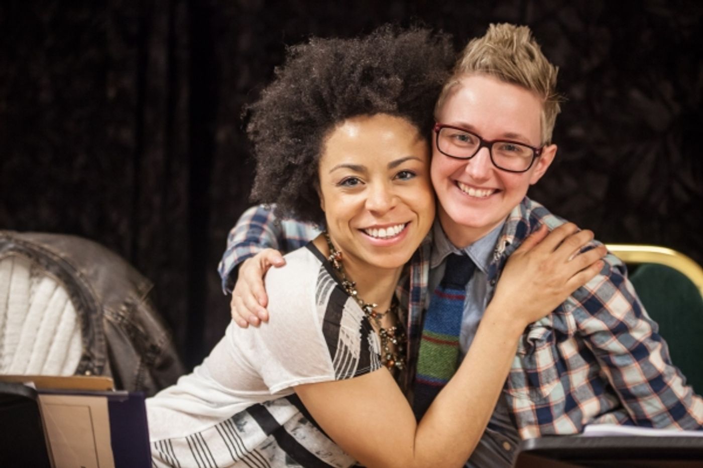 Photo Flash: In Rehearsal with ANTHEM's Jason Gotay, Remy Zaken, Randy Jones and More Off-Broadway  Image