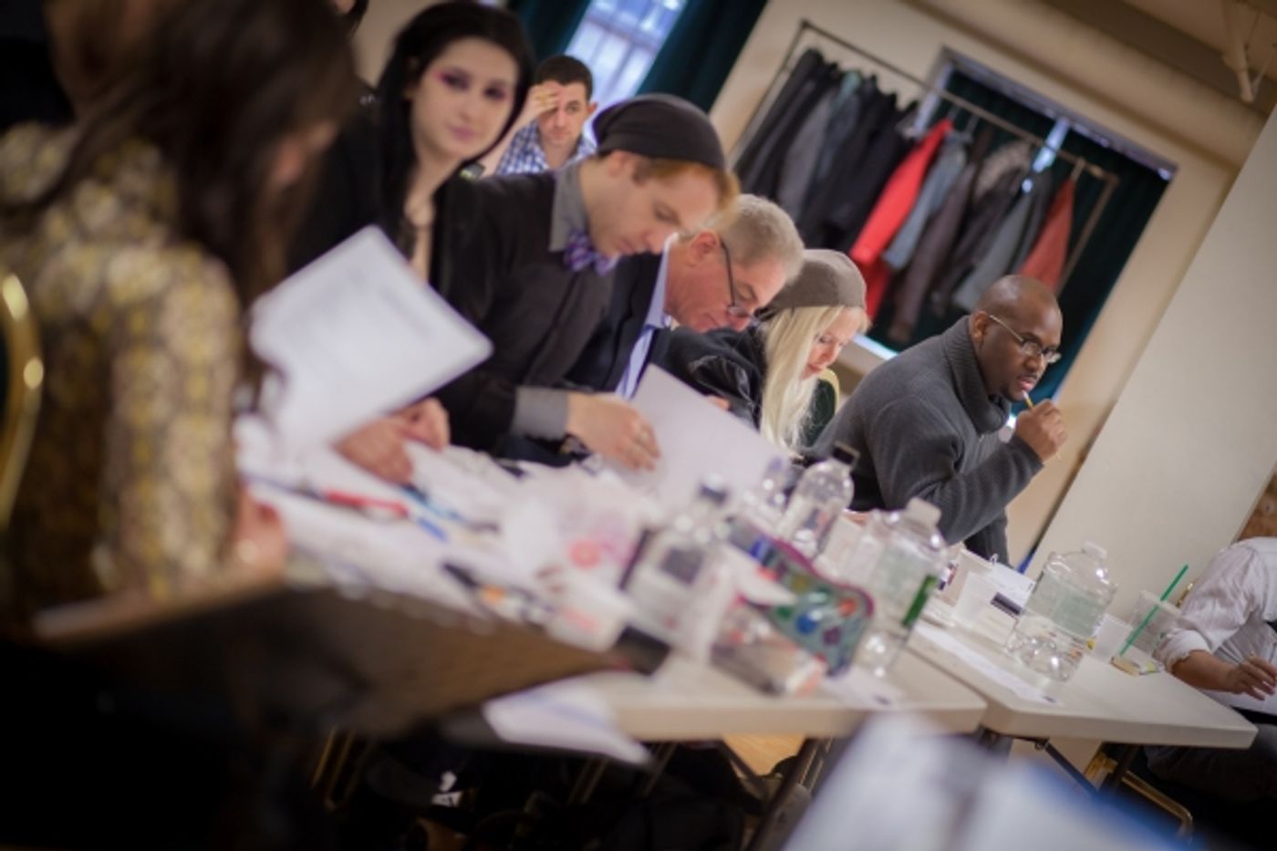 Photo Flash: In Rehearsal with ANTHEM's Jason Gotay, Remy Zaken, Randy Jones and More Off-Broadway  Image