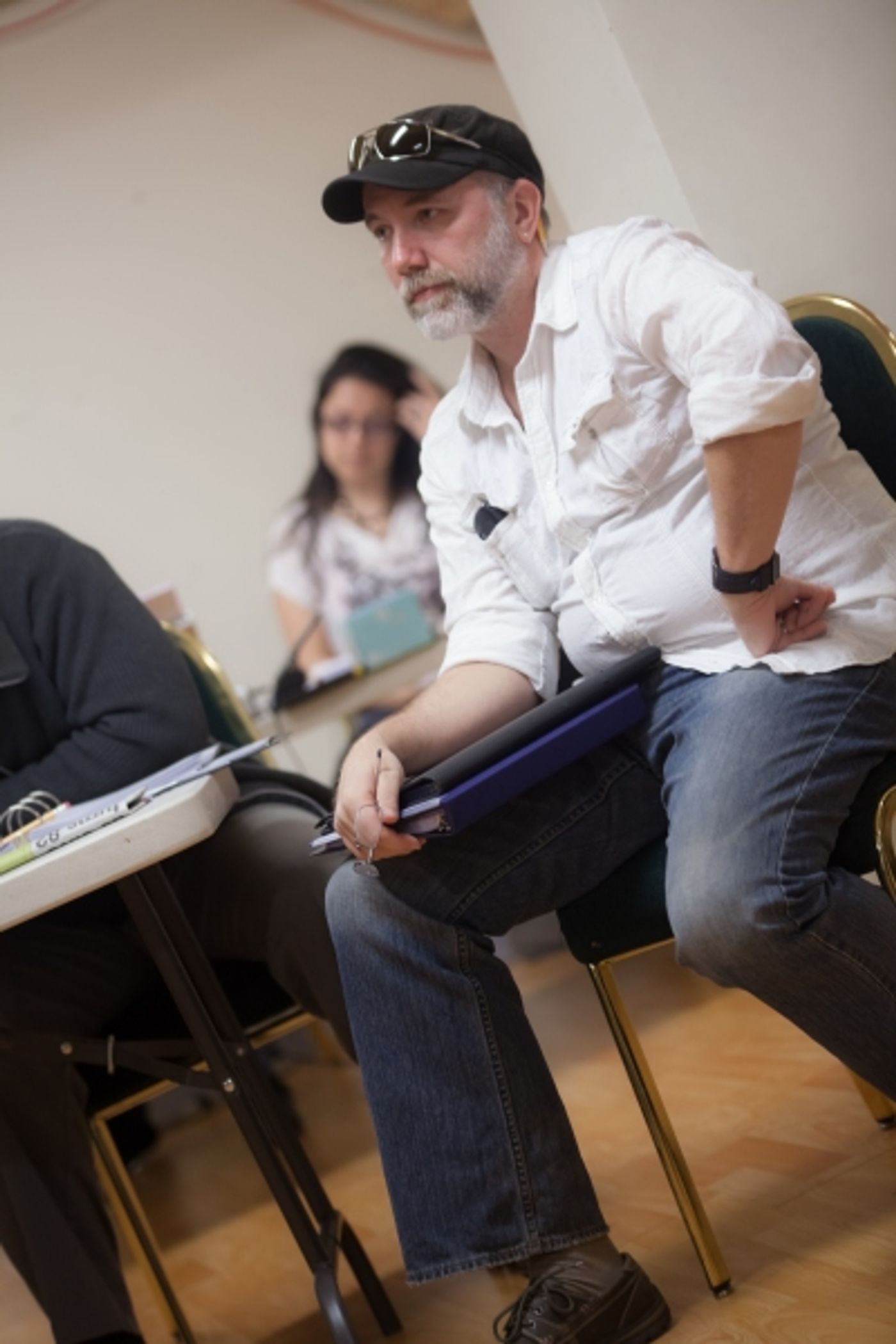 Photo Flash: In Rehearsal with ANTHEM's Jason Gotay, Remy Zaken, Randy Jones and More Off-Broadway  Image