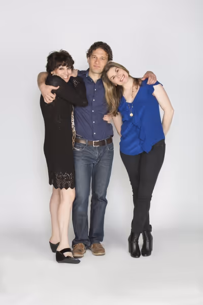 Beth Leavel appears as Rhoda and Doris; Eric William Morris as The Host, Jeff, and Jo Photo