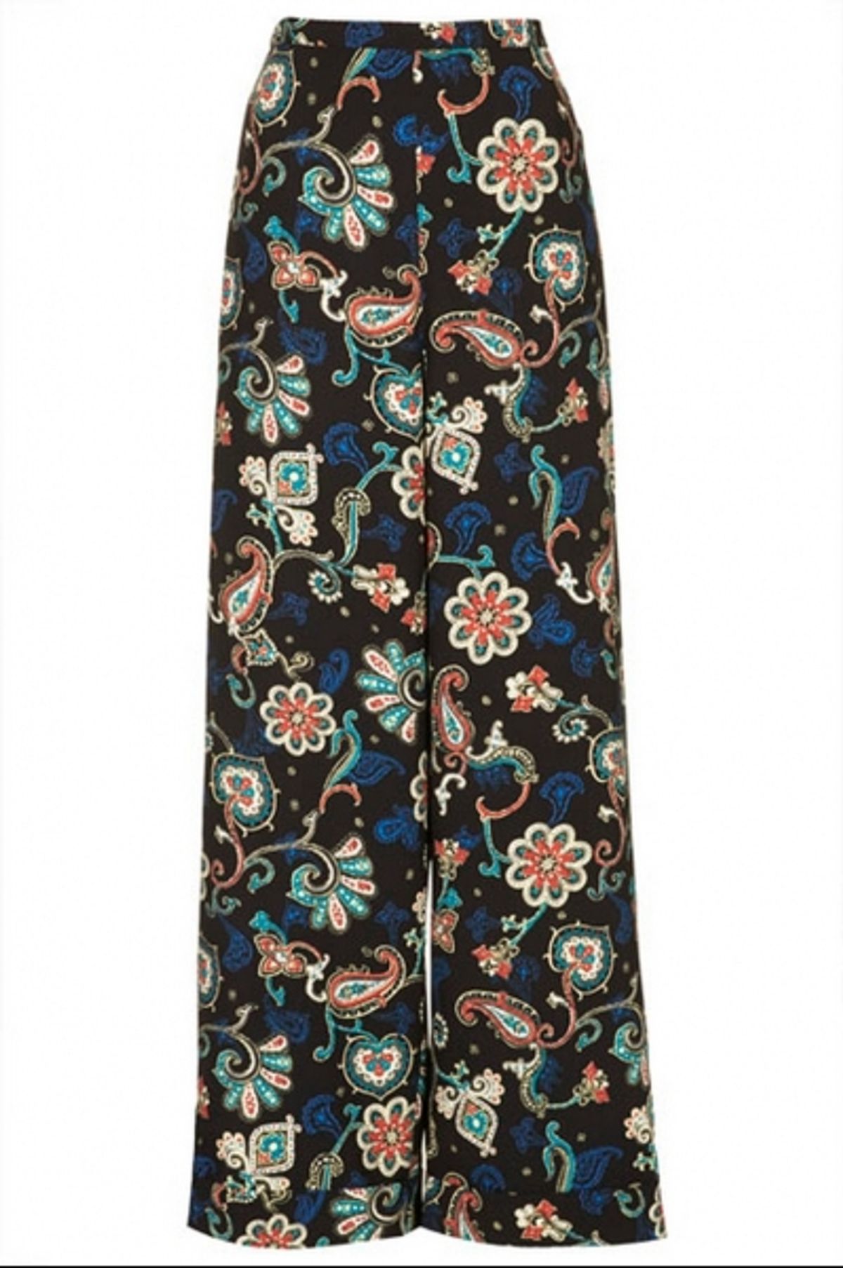 PAISLEY PRINT WIDE LEG TROUSERS BY KATE MOSS FOR TOPSHOP Ã‚Â£55.00 at 
