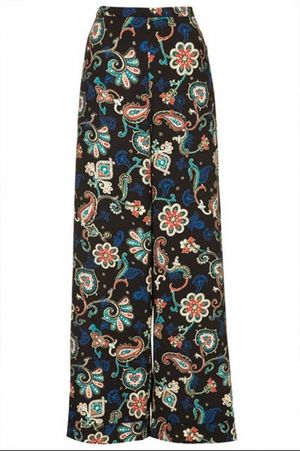 PAISLEY PRINT WIDE LEG TROUSERS BY KATE MOSS FOR TOPSHOP Ã‚Â£55.00 Photo