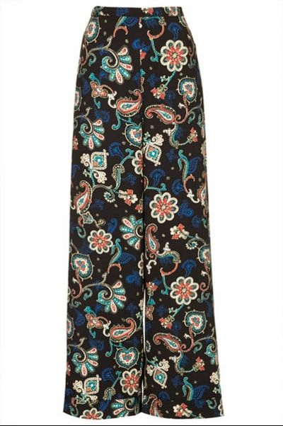 PAISLEY PRINT WIDE LEG TROUSERS BY KATE MOSS FOR TOPSHOP Ã‚Â£55.00 Photo