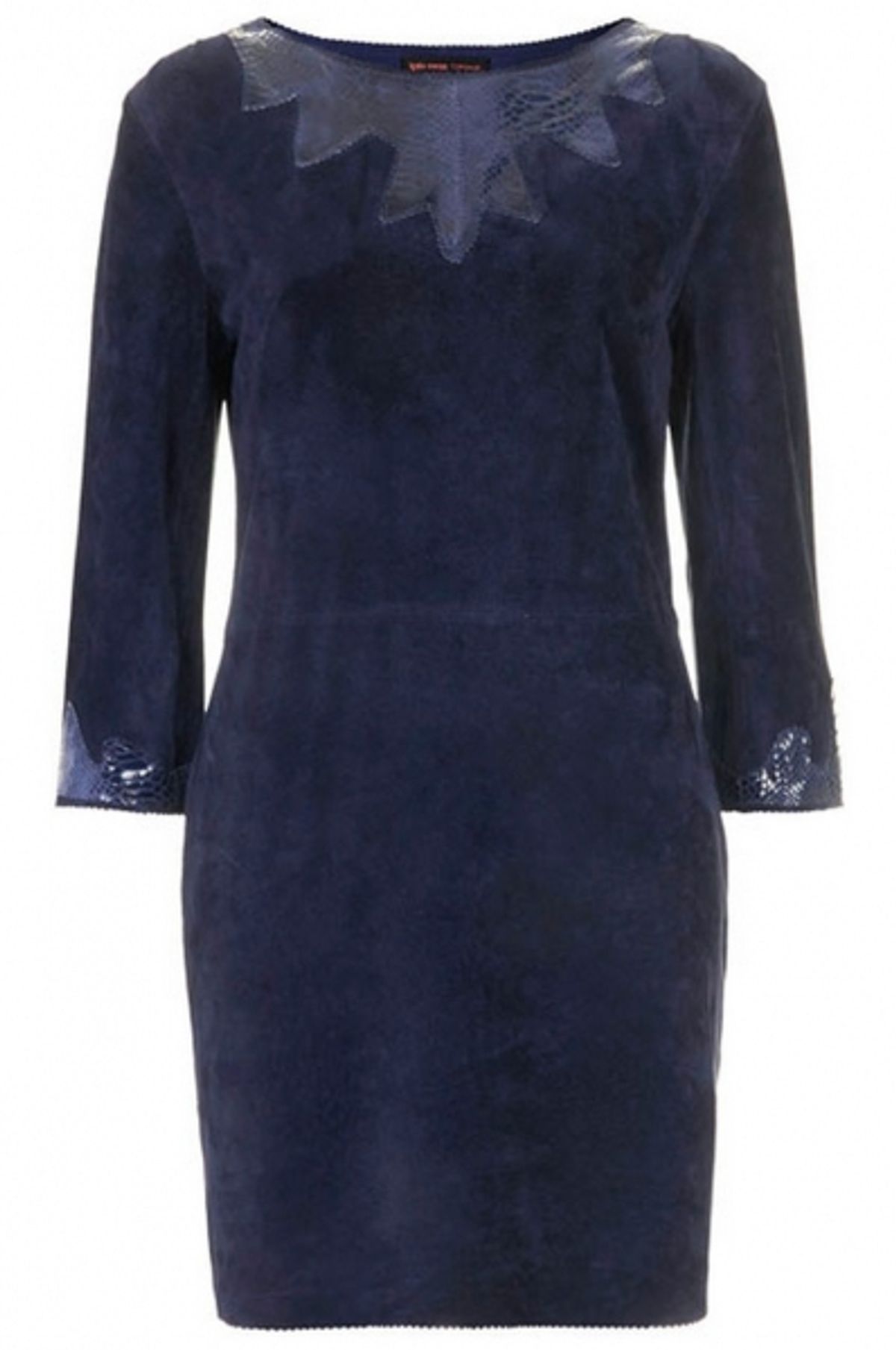 SNAKE TRIM SUEDE DRESS BY KATE MOSS FOR TOPSHOP Ã‚Â£160.00 at Kate Moss x Topshop Lands Wednesday