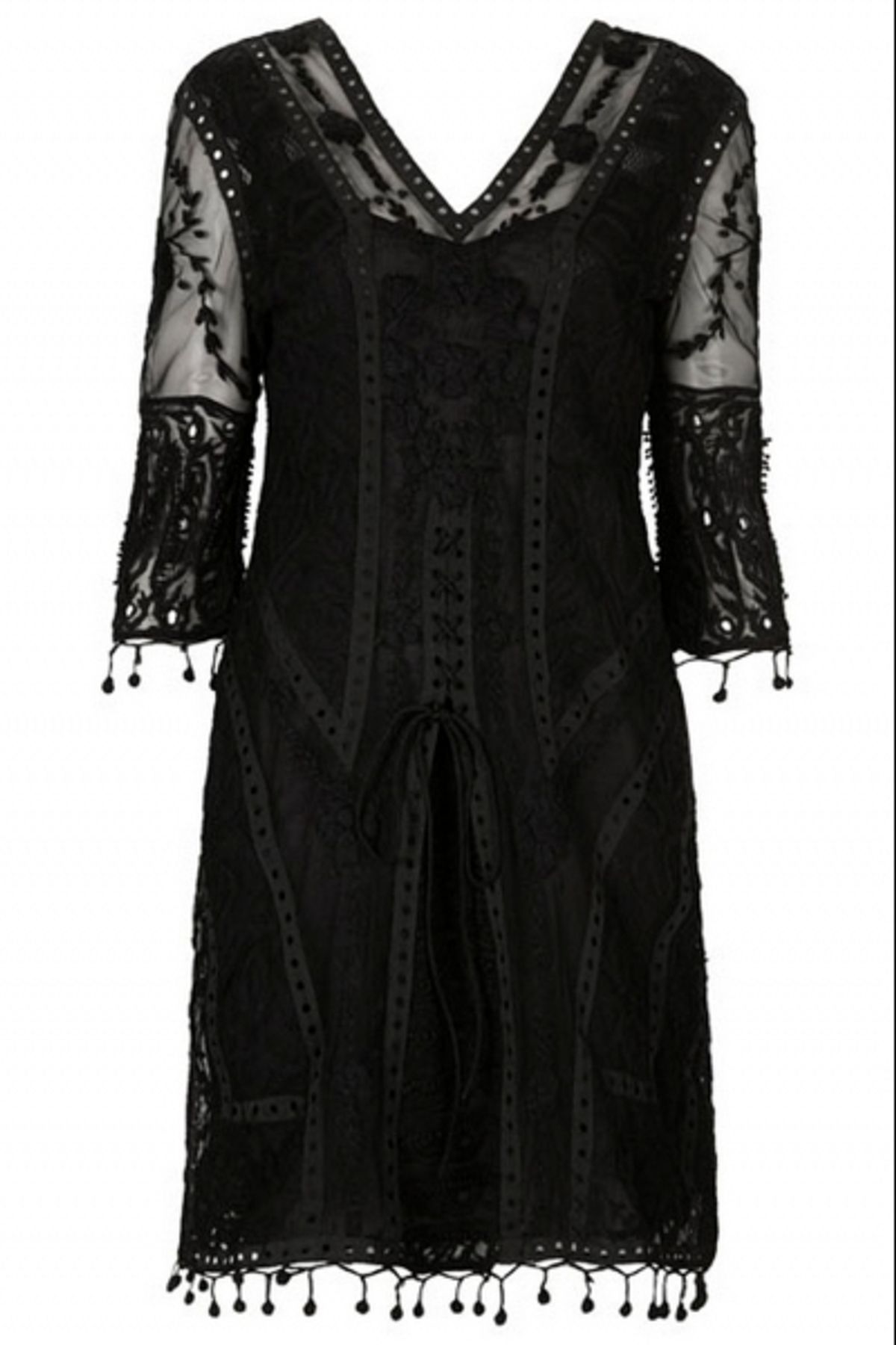 CROCHET LACE MIDI DRESS BY KATE MOSS FOR TOPSHOP Ã‚Â£150.00 at Kate Moss x Topshop Lands Wednesday