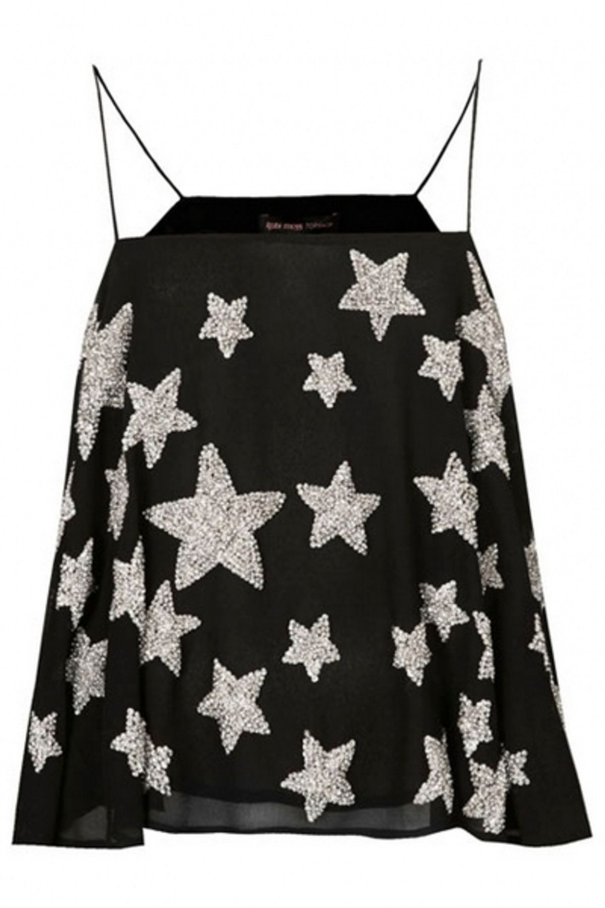 EMBELLISHED STAR CAMI TOP BY KATE MOSS FOR TOPSHOP Ã‚Â£75.00 at Kate Moss x Topshop Lands Wednesday
