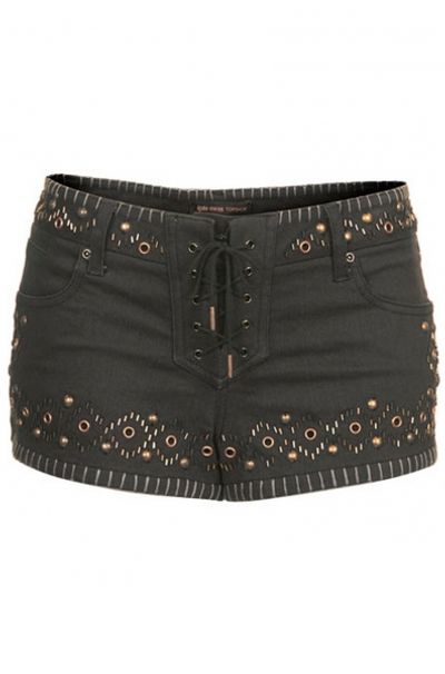 STUDDED DENIM SHORTS BY KATE MOSS FOR TOPSHOP Ã‚Â£50.00 Photo