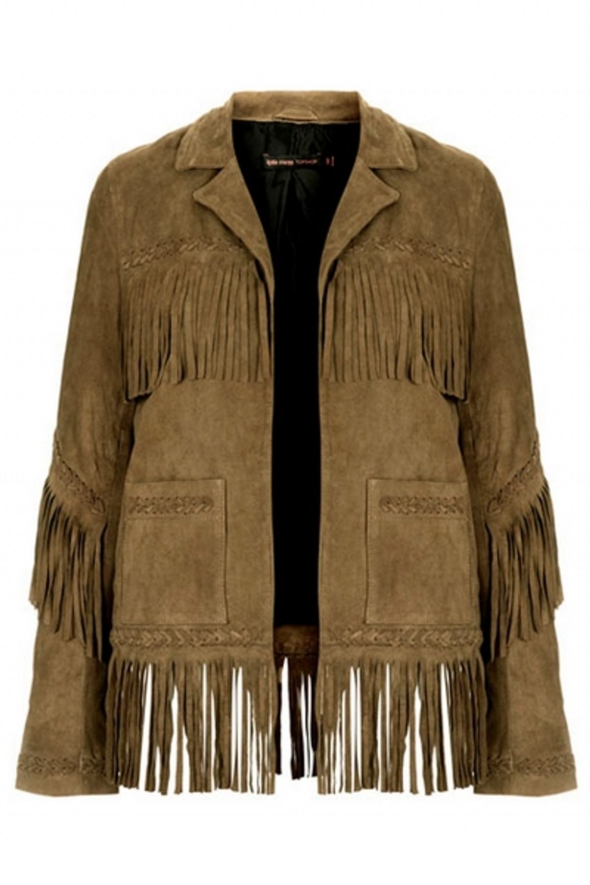 FRINGED SUEDE JACKET BY KATE MOSS FOR TOPSHOP Ã‚Â£225.00 at Kate Moss x Topshop Lands Wednesday