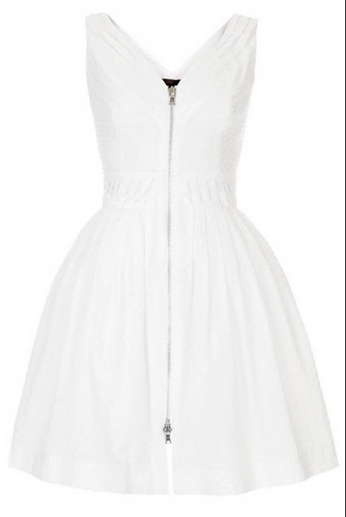 ZIP FRONT COTTON DOBBY SUNDRESS BY KATE MOSS FOR TOPSHOP Ã‚Â£75.00 at 