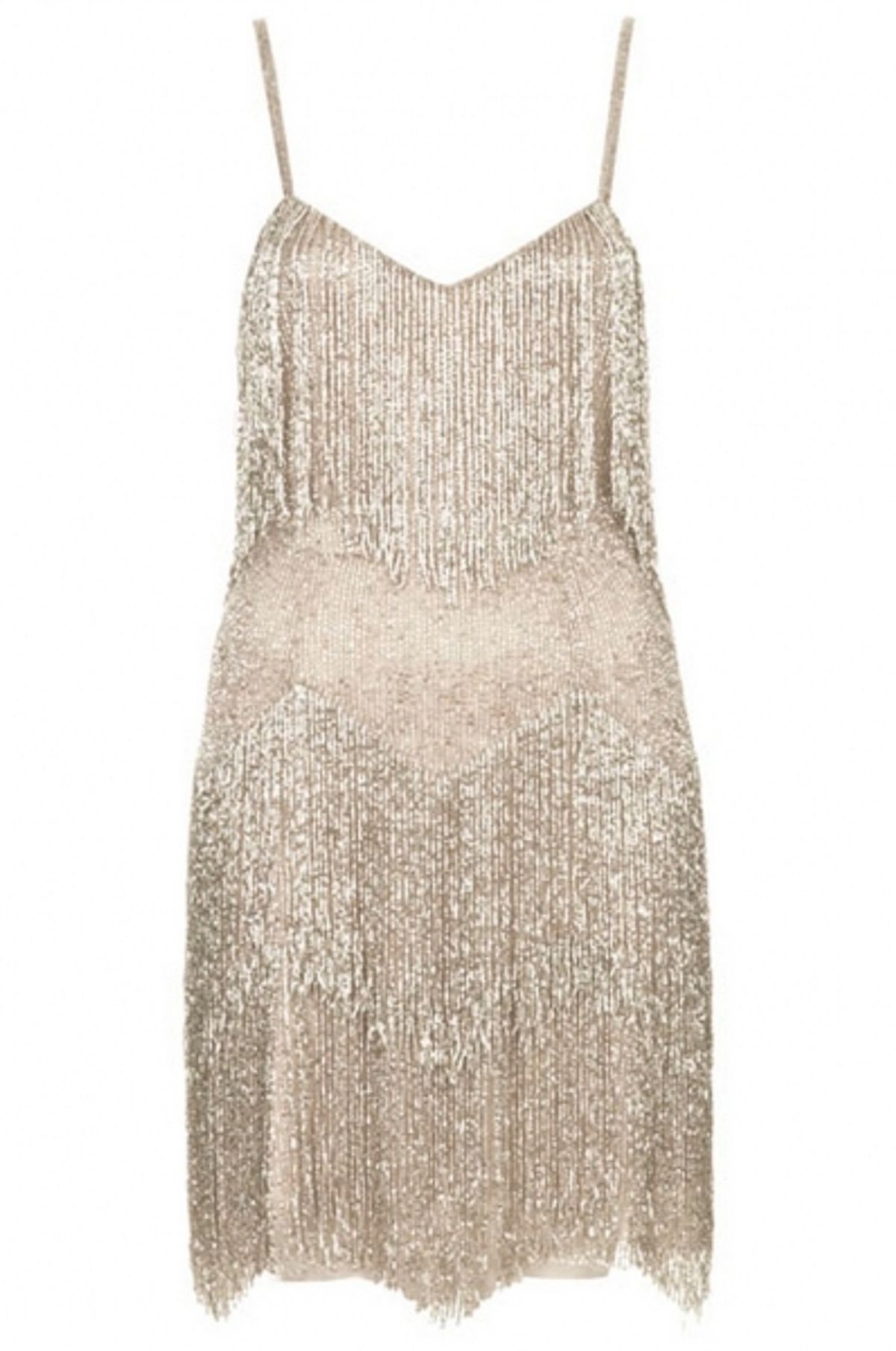 BEADED FRINGE TIERED DRESS BY KATE MOSS FOR TOPSHOP Ã‚Â£250.00 at 