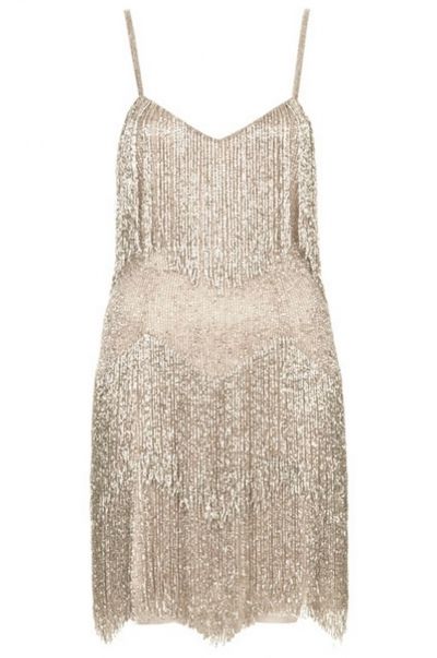 BEADED FRINGE TIERED DRESS BY KATE MOSS FOR TOPSHOP Ã‚Â£250.00 Photo