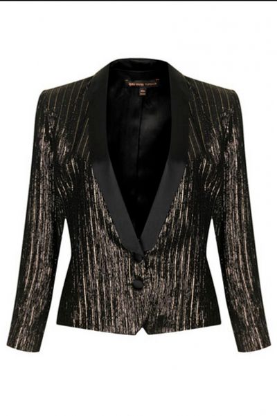 LAMÃƒâ€° TUEXDO SUIT JACKET BY KATE MOSS FOR TOPSHOP Ã‚Â£120.00 Photo