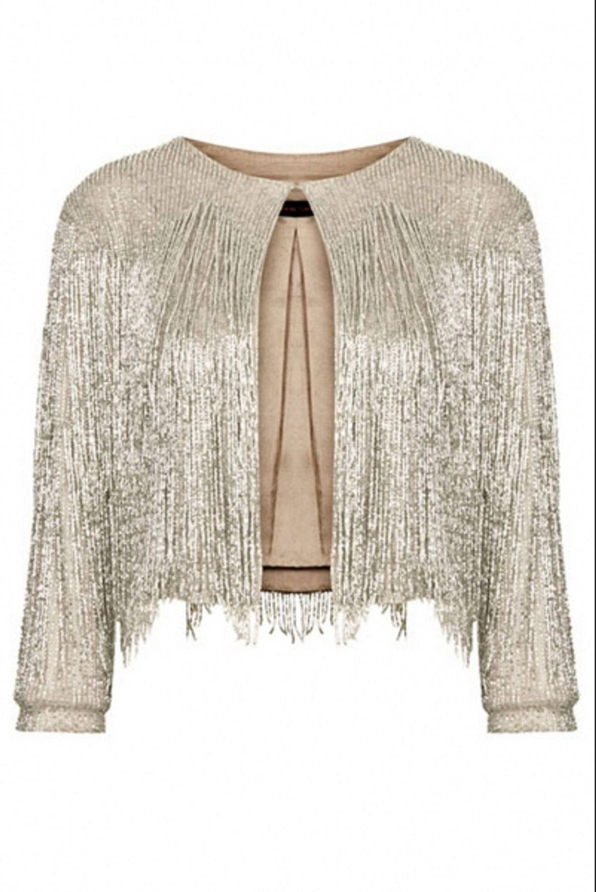 BEADED FRINGE JACKET BY KATE MOSS FOR TOPSHOP Ã‚Â£225.00 at 