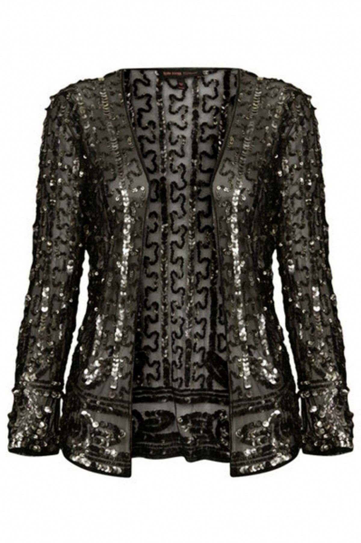 SEQUIN EMBELLISHED MESH JACKET BY KATE MOSS FOR TOPSHOP Ã‚Â£85.00 at Kate Moss x Topshop Lands Wednesday