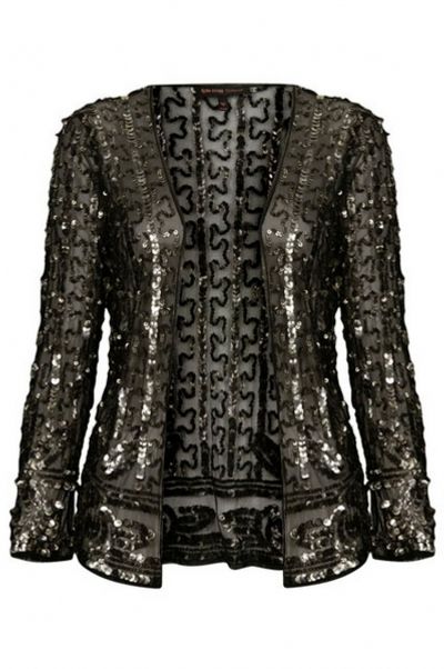SEQUIN EMBELLISHED MESH JACKET BY KATE MOSS FOR TOPSHOP Ã‚Â£85.00 Photo