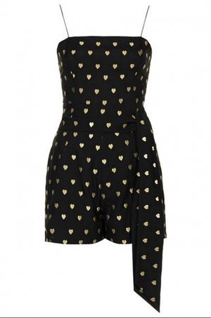EMBROIDERED HEART PLAYSUIT BY KATE MOSS FOR TOPSHOP Ã‚Â£75.00 Photo