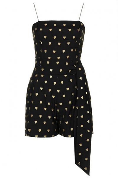 EMBROIDERED HEART PLAYSUIT BY KATE MOSS FOR TOPSHOP Ã‚Â£75.00 Photo