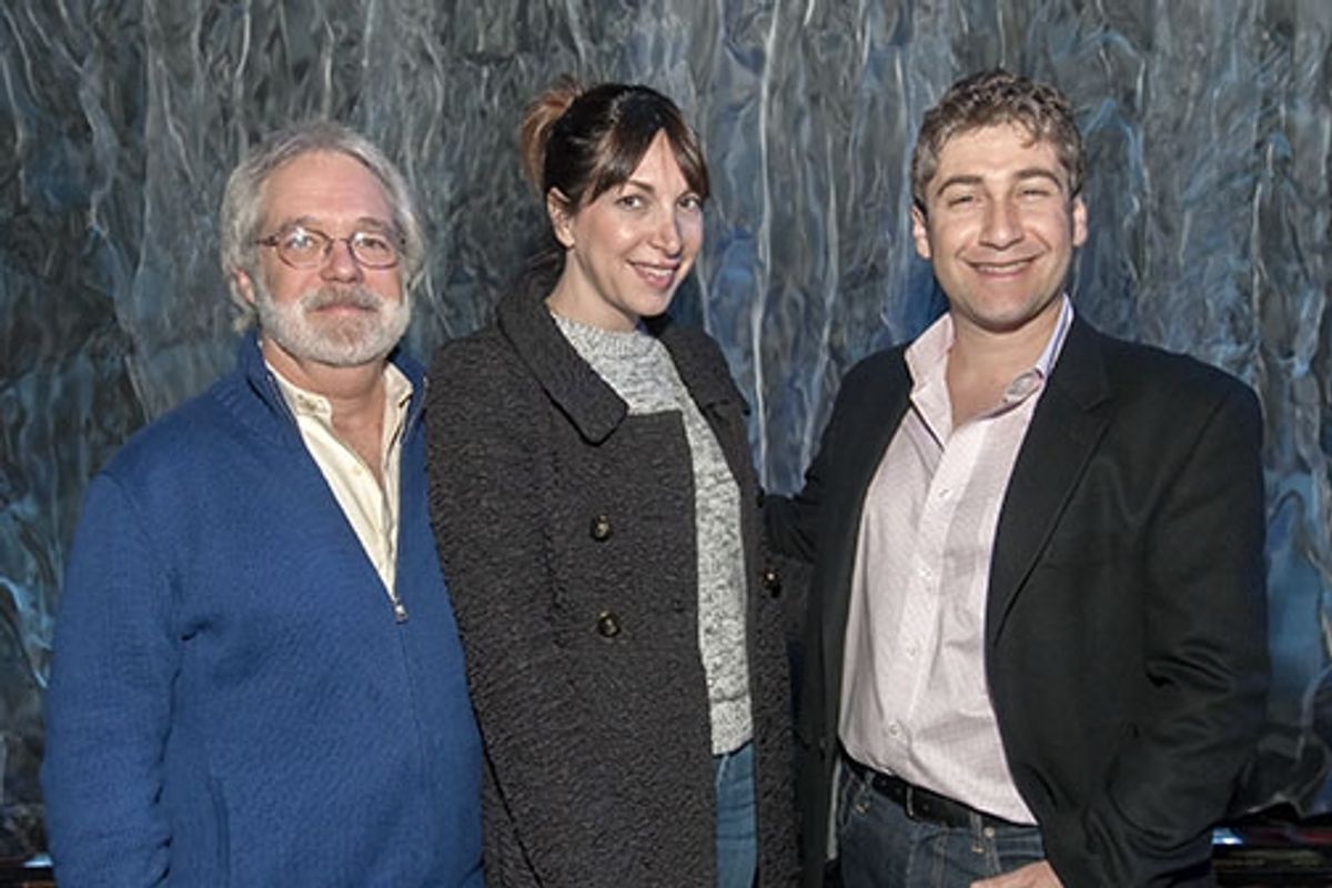 John Weidman, Pia Zankel and Scott Schwartz at 