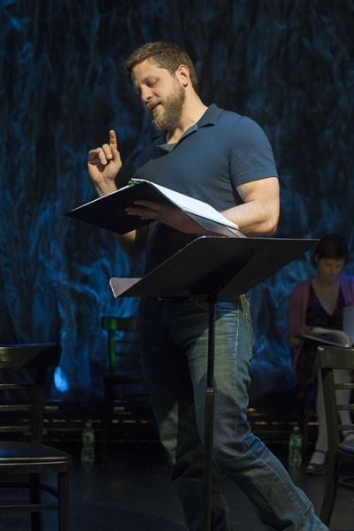 Joe Tippett during the reading of THE MAY QUEEN Photo