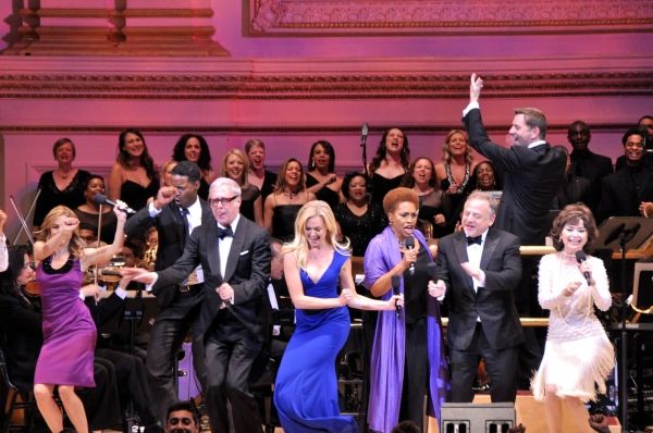 Kerry Butler, Scott Whitman, Laura Bell Bundy, Jenifer Lewis, Marc Shaiman and Linda  Photo