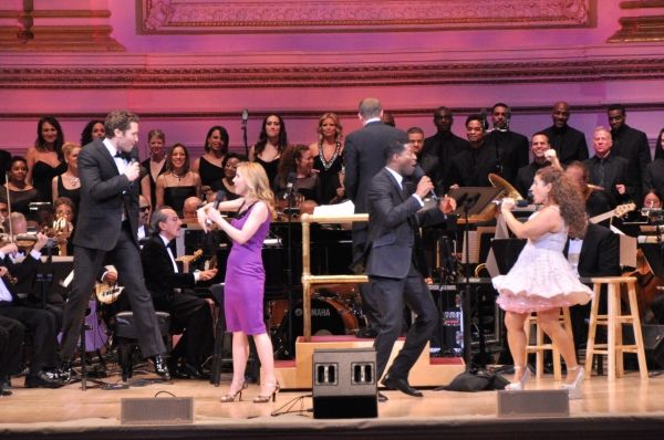 Matthew Morrison, Kerry Butler, Corey Reynolds and Marissa Jaret Winokur Photo
