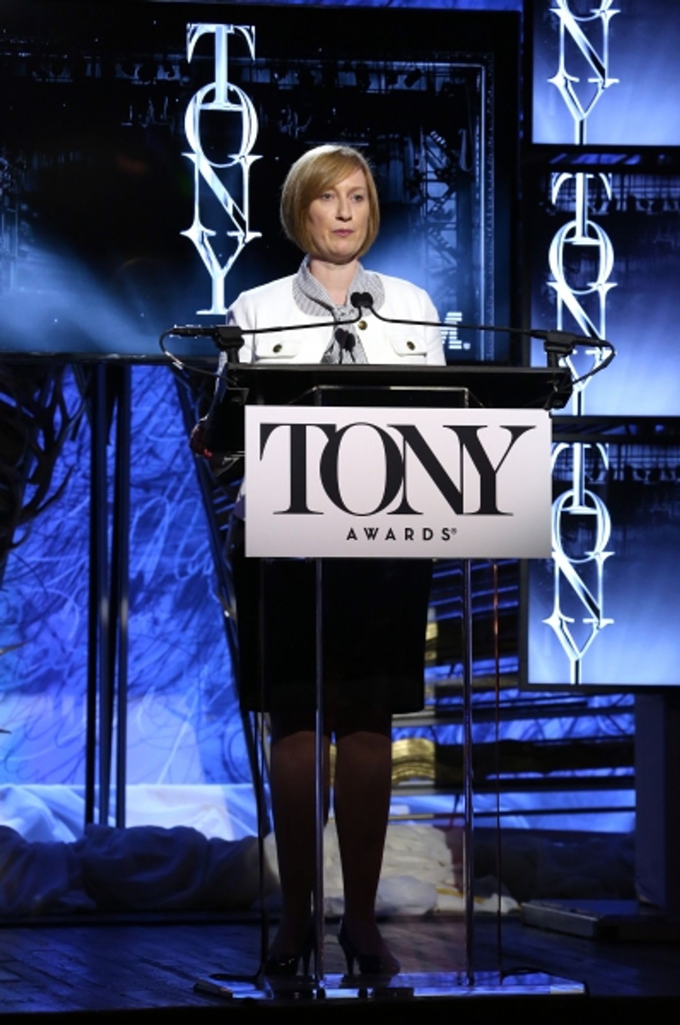 Photo Coverage: Inside the Tony Awards Nominations Ceremony with Jonathan Groff and Lucy Liu!  Image