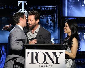 Jonathan Groff, Hugh Jackman and Lucy Liu @ BroadwayWorld Jonathan Groff, Hugh Jackman and Lucy Liu Photo