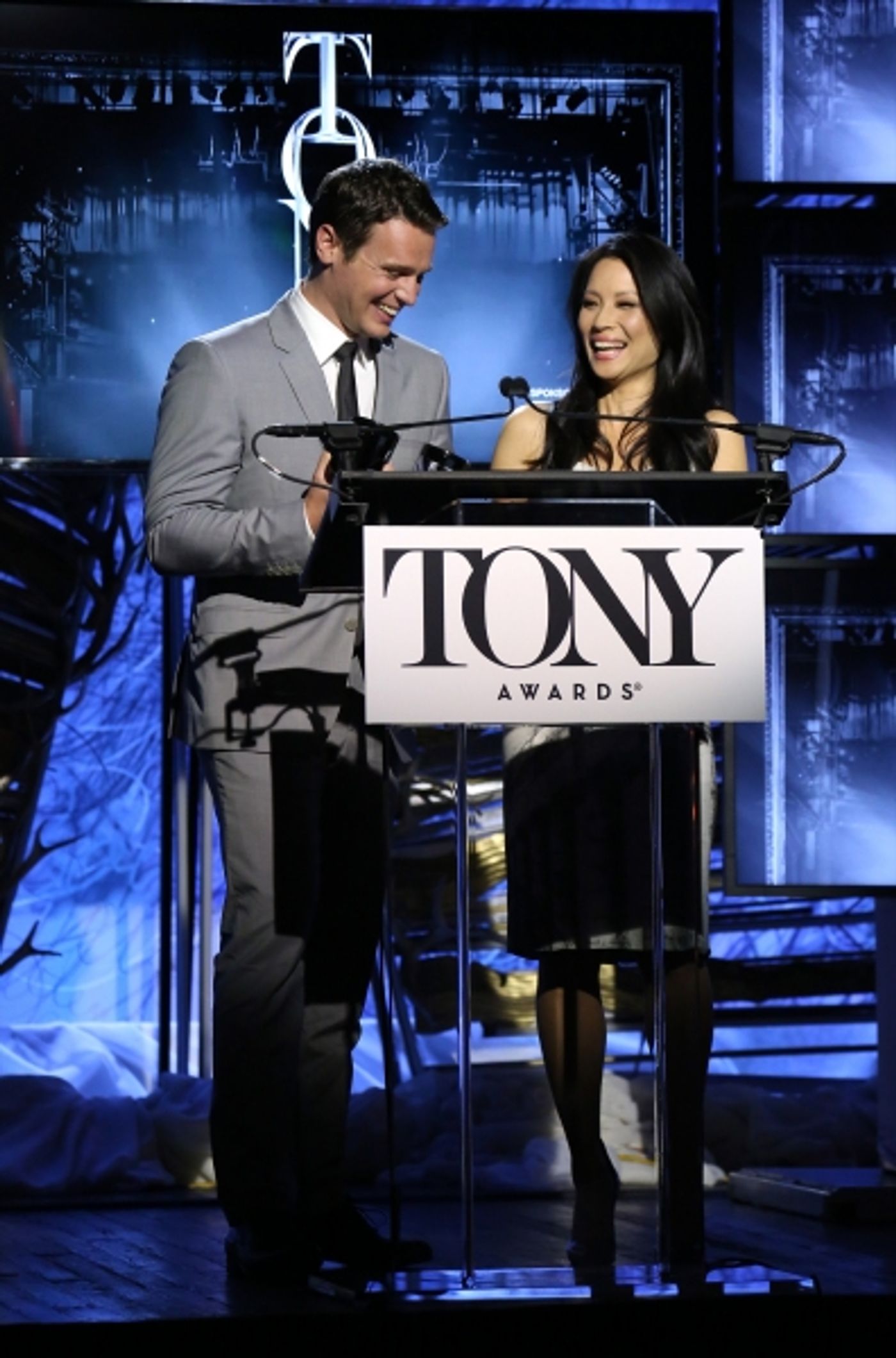 Photo Coverage: Inside the Tony Awards Nominations Ceremony with Jonathan Groff and Lucy Liu!  Image