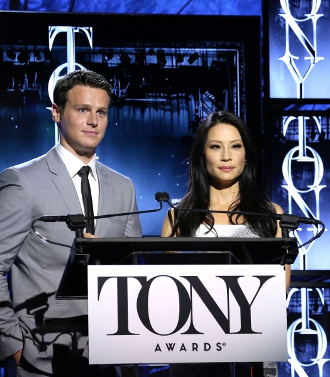 Photo Coverage: Inside the Tony Awards Nominations Ceremony with Jonathan Groff and Lucy Liu!  Image