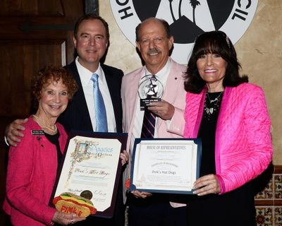 Beverly Pink-Wolf, Adam B. Schiff, Richard Pink, Gloria Pink Photo