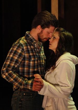 Ben Moroski as J and Camryn Zelinger as Mary 1 @ BroadwayWorld Ben Moroski as J and Camryn Zelinger as Mary 1 Photo