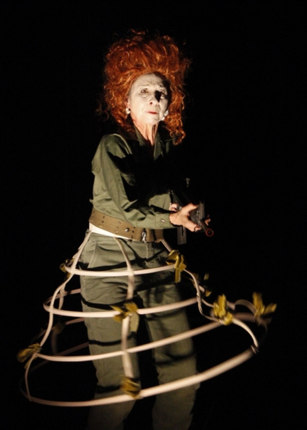 Karen Webster as Queen Elizabeth I at 