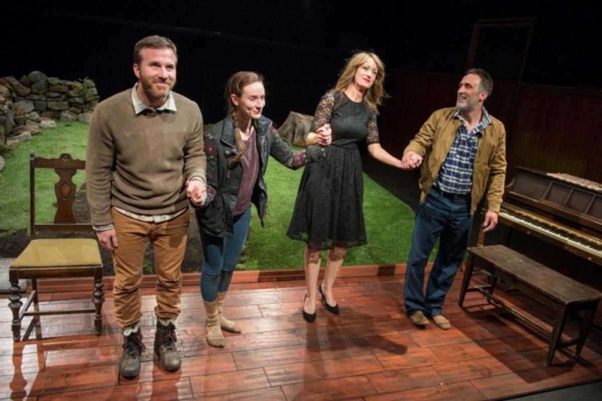 Curtain Call - Justin Hagan, Elizabeth A. Davis, Lisa Tierney-Keogh and Victor Verhaeghe at 