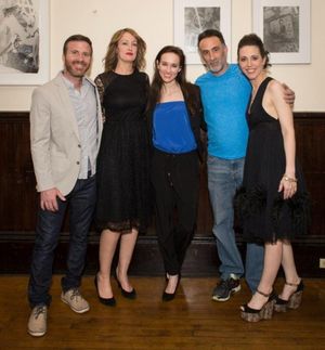 Justin Hagan, with playwright Lisa Tierney-Keogh, Elizabeth
A. Davis, Victor Verhaeghe and director Chris Henry @ BroadwayWorld Justin Hagan, with playwright Lisa Tierney-Keogh, Elizabeth
A. Davis, Victor Verhaeg Photo