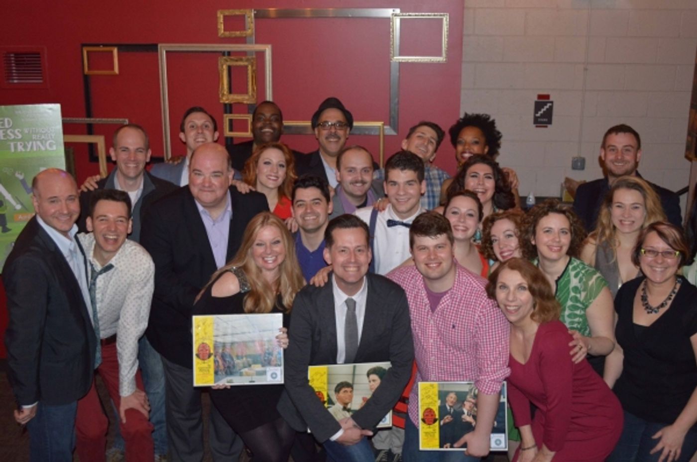 Photo Flash: First Look at Opening Night of Porchlight's HOW TO SUCCEED IN BUSINESS WITHOUT REALLY TRYING  Image