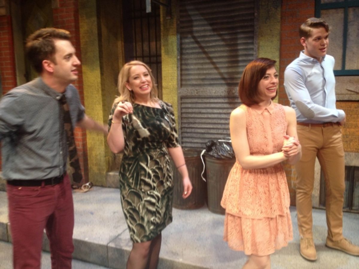 Jackson Peter Evans, Stephanie Herman, Leah Morrow, Adam Fane at 